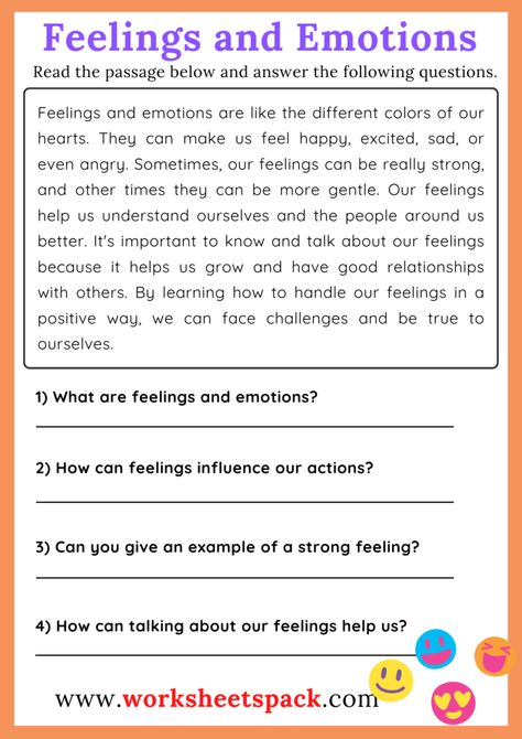 Grade 4 Reading Comprehension Worksheets - worksheetspack Grade 2 Comprehension Worksheets, Emotions Worksheets For Kids, Grade 5 Reading Comprehension Worksheets, Grade 4 Reading Comprehension Worksheets, Grade 4 Reading Comprehension, Feelings Activities For Kids, Reading Comprehension Passages Free, Grade 4 Reading, Grade 5 Reading