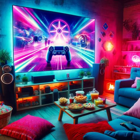 Level up your game night with the ultimate setup! 🎮🍕 Big screen, comfy seating, and plenty of snacks. What’s your go-to game for a night in?

#GameNight #GamingSetup #BigScreen #ComfortableSeating #SnacksAndGames #HomeEntertainment #FunWithFriends #LivingRoomGoals #PartySetup #AIImages #ArtificialIntelligence #photography #love #art #fashion #music #instagood #photooftheday #reels Party Setup, Comfy Seating, Living Room Goals, Photography Love, Fashion Music, Home Entertainment, Gaming Setup, Art Fashion, Game Night