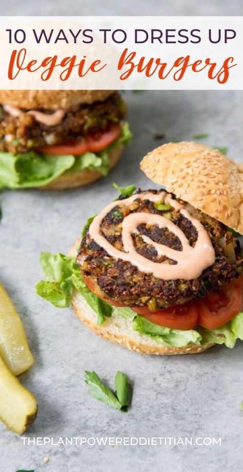 These #plantbased experts give their best advice on dressing up a classic veggie burger. #veggieburger #easyveggieburger #veggieburgerrecipe #easyveggieburgerrecipe #veggieburgertoppings Cob Bathroom, Veggie Burger Toppings, Quinoa Mushroom, Veggie Patty, Mushroom Burger Recipe, Mushroom Burgers, Best Veggie Burger, Easy Quinoa, Veggie Burgers Recipe