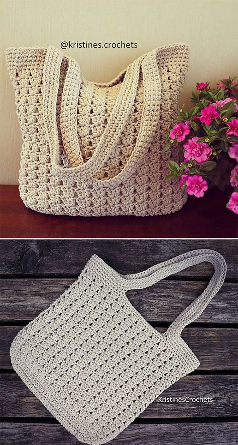 Easy Crochet Purses And Bags Patterns Free, Crochet Everyday Bag, Crochet Hand Bags Free Pattern, Easy Crochet Purse Pattern Free, Crochet Purses And Bags Patterns Free, Crochet Tote Bags Free Patterns, Crochet Handbags Free Patterns, Crochet Market Bag Free Pattern, Crochet Bag Patterns Free