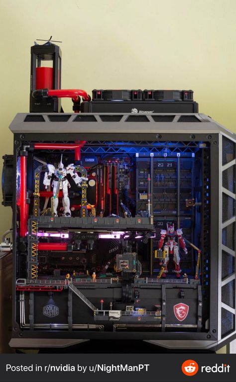 Pc Customization, Inside Pc, Anime Pc, Custom Computer Case, Robot Factory, Pc Ideas, Diy Pc, Pc Builds, Best Gaming Setup