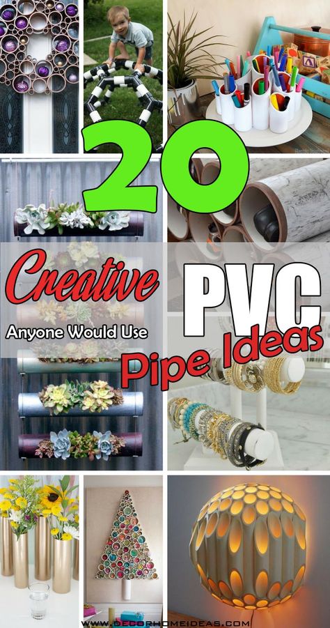 20 Creative PVC Pipe Ideas Anyone Would Use