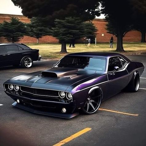 70 Resto Mod Dodge Challenger Resto Mod, Forced Perspective, Miniature Cars, Street Racing Cars, Street Racing, Car Posters, Toy Cars, Automotive Art, American Muscle Cars