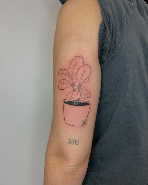 Nastya Fine Line Tattoo on Instagram: “had sm fun with this fiddle leaf plant 🪴 design provided by lovely @sydneypopescu ✨” Fiddle Leaf, Fine Line Tattoos, Line Tattoos, Plant Design, Geometric Tattoo, Tattoos, Plants, Instagram, Design