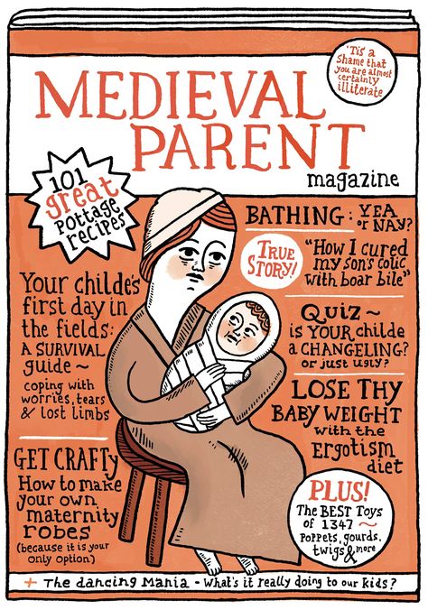 Medieval Comic, Family Issue, Gemma Correll, Bizarre Books, Parenting Humor, Real Life Stories, Book Publishing, True Stories, Mom And Dad