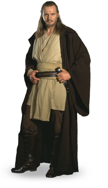 Qui-Gon Jinn - Info, Pictures, and Videos | StarWars.com Quinlan Vos, Jedi Outfit, Qui Gon Jinn, Jedi Cosplay, Jedi Costume, Mara Jade, Qui Gon, Star Wars Character, Diy Kostüm