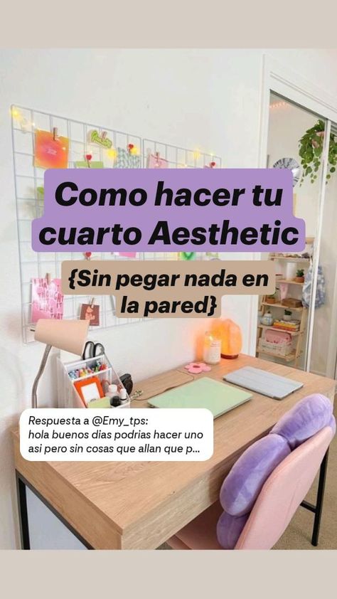 Ideas Para Decorar Tu Cuarto, Cuarto Aesthetic, Vibe Rooms, Girl Bedroom Designs, Diy Crafts For Kids Easy, Aesthetic Rooms, Toy Rooms, Room Design Bedroom, Room Tour