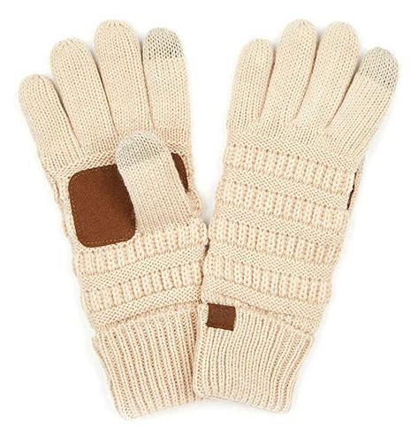 Funky Junque’s Beanies Matching Winter Lined Warm Knit Touchscreen Texting Gloves #Cold Weather Gloves, #Gloves & Mittens, #Accessories, #Women, #Clothing, Shoes & Jewelry, C C Logo, Texting Gloves, Kid Gloves, Cc Beanie, Fleece Hat, Touch Screen Gloves, Knitting For Kids, Knitted Gloves, Outdoor Activity