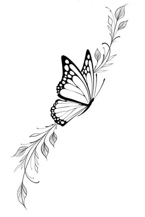 Butterfly Tattoo Sketch, Butterfly Drawing Outline, Tattoo Borboleta, Borboleta Tattoo, Butterfly Tattoo Stencil, Unique Butterfly Tattoos, Butterfly Sketch, Armband Tattoo Design, طابع بريدي