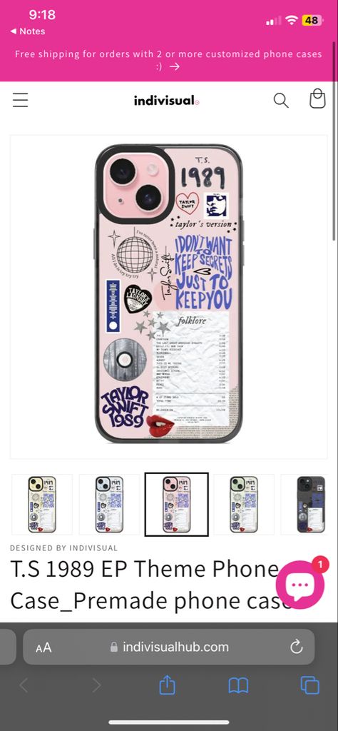 indivisual_official Taylor Swift 1989, Random Things, Phone Case Design, Phone Case, Phone Cases