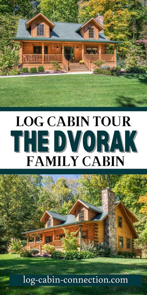 Log Cabin Addition Ideas, Log Cabin Homes Exterior, Log Cabin House Plans, Small Log Homes, Log Cabin House, Log Cabin Plans, Log Home Ideas, Timber Cabin, Cabin Designs