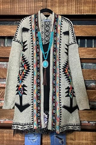 Southwest Clothing, Native American Style Outfits, Southwestern Clothing, Plus Size Aztec Jacket, Aztec Cardigan Outfit, Eyelash Southwestern Sweater Cardigan, Plus Size Aztec Cardigan, Plus Size Clothing Online, Aztec Print Cardigan