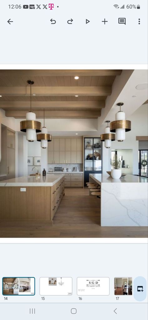 Large Kitchen Double Island, 2 Kitchen Islands Side By Side, Double Island Kitchen Design, White Oak Kitchen Island Ideas, Dual Island Kitchen, Two Kitchen Islands Layout, Double Islands In Kitchen, Kitchen Double Island, Two Island Kitchen