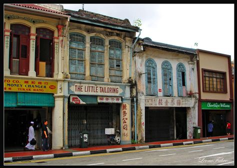 The shophouses of Singapore in real life (not all prettied up for the tourists)