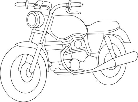 Motorcycle Coloring Pages, Ghost Rider Motorcycle, Clip Art Black And White, Printable Craft Templates, White Lions, Motorcycle Drawing, Kids Motorcycle, Motorcycle Painting, Bookmarks Kids