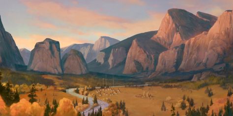 Spirit Background, Mountain Environment, Bear Background, Dnd Locations, Spirit Horse Movie, Spirit Stallion Of The Cimarron, Spirit The Horse, Spirit Stallion, Horse Movies