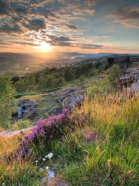 Peak District England, View Sunset, Hope Valley, Breathtaking Photography, Landscape Photography Nature, Garden Photography, Peak District, Aesthetic Photography Nature, Wild Nature