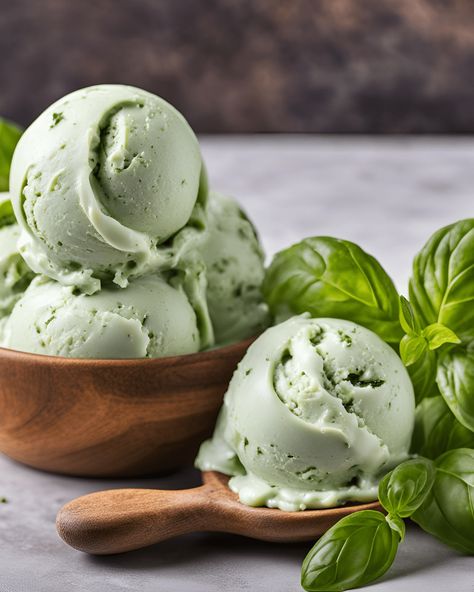 Basil Ice Cream | Salt Lake Culinary Education Savory Ice Cream, Basil Ice Cream, Ice Cream Salt, Junior Chef, Culinary Chef, Cooking For A Group, Food Addict, Baking Classes, Fun Fall Activities