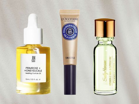 Goodbye, Dry Cuticles! These Are the 14 Best Cuticle Oils, According to Manicurists Best Cuticle Oil, Nail And Cuticle Oil, Dry Cuticles, Nail Serum, Cuticle Oil Pen, Nail Vitamins, Pomegranate Oil, Cuticle Care, Oil Pen