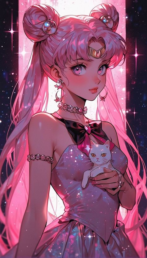 Sailor Moon Aesthetic Wallpaper Iphone, Sailor Moon Pink, Sailor Moons, Ahri Wallpaper, Saylor Moon, Sailor Moon Tattoo, Anime Show, Whatsapp Wallpaper Cute, Arte Sailor Moon