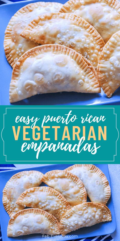 Vegetarian Empanada Filling, Puerto Rican Vegetarian Recipes, Vegan Empanadas Filling, Veg Empanadas Recipe, Vegetarian Puerto Rican Food, Lentil Empanadas, Empanadas Filling, Caribbean Appetizers, Vegetarian Empanadas Recipe