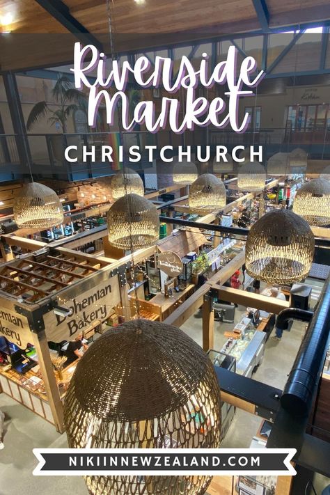 Interested in going to Riverside Market in Christchurch, New Zealand? Read on for Riverside Market food, best food at Riverside Market, how to get to Riverside Market, things to do in Christchurch, best coffee in Christchurch, rainy day activities Christchurch, and more! // #newzealand #christchurch #riversidemarket Things To Do In Christchurch, New Zealand Christchurch, Riverside Market, New Zealand Cities, New Zealand Itinerary, North Island New Zealand, New Zealand Trip, New Zealand Travel Guide, New Zealand Adventure