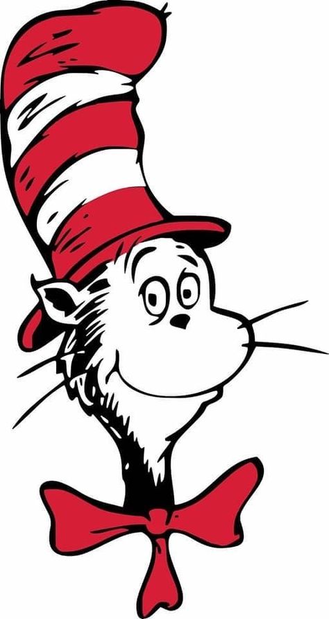 The Cat And The Hat, Dr Seuss Clipart, Dr Seuss Teacher, Cat And The Hat, Cat In The Hat Svg, Custom Wall Stickers, Dr Seuss Crafts, Dr Seuss Activities, Seuss Crafts