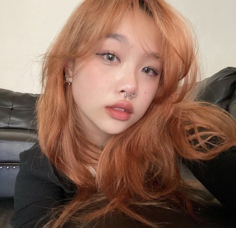 Orange Brown Hair, Hair Doctor, Hair Nutrition, Dyed Hair Inspiration, Pretty Hair Color, Selfie Inspo, Haircuts Straight Hair, Uzzlang Girl, New Hair Colors