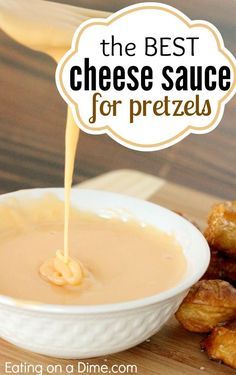 Cheese Dip Pretzels, Soft Pretzel Dinner Ideas, Cheddar Cheese Sauce For Pretzels, Soft Pretzel Cheese Sauce, Soft Pretzel Topping Ideas, Cheese Sauce Pretzels, Easy Cheese Sauce For Pretzels, Pretzel Cheese Dip Recipes, What To Dip Pretzels In