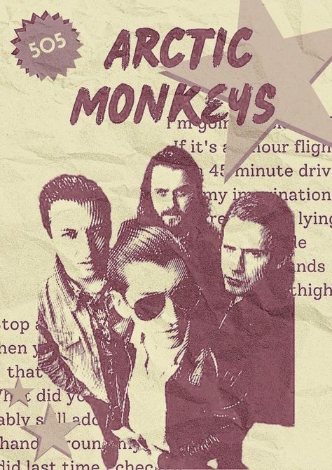 Purple Arctic Monkeys 505 print Purple Arctic Monkeys, Poster Prints Arctic Monkeys, Arctic Monkeys 505, Arctic Monkeys Poster, Monkey Room, 505 Arctic Monkeys, Arctic Monkeys Wallpaper, Monkey Wallpaper, Monkey Print