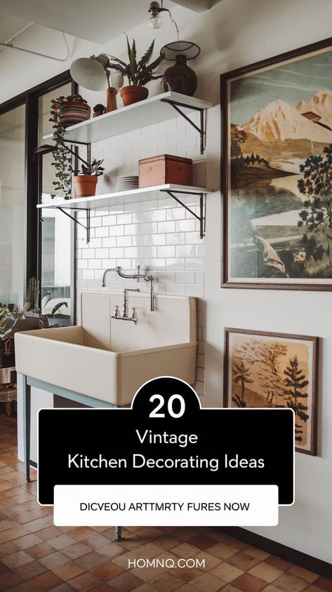 20 Vintage Kitchen Decorating Ideas: French Country Elegance


Transform your kitchen with French Country elegance using timeless wall art and decor elements. #FrenchElegance #TimelessDecor Vintage Kitchen Decor Ideas, Vintage Kitchen Art, Mason Jar Storage, Retro Dishes, Antique Cupboard, Kitchen Decorating Ideas, Retro Tin Signs, Vintage Floral Wallpapers, Kitchen Decor Ideas