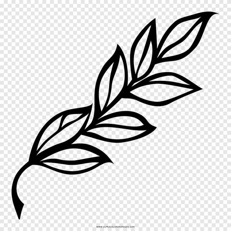 Laurel Drawing, Drawing Leaf, Dandelion Drawing, Bay Laurel, Japan Flower, Black Rose Flower, Wreath Illustration, Black Wreath, Black And White Leaves