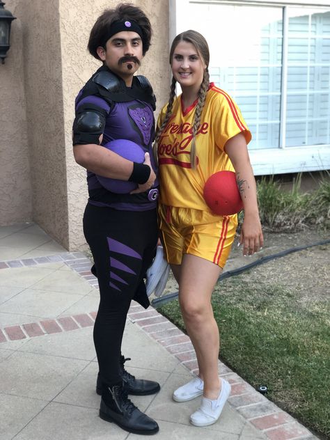 Dodgeball Couples Costume, Dodgeball Halloween Costume, Dodgeball Costume, Epic Costumes, Halloween Costumes Diy Couples, Gym Couple, Couple Activities, Costumes Diy, Duo Halloween Costumes