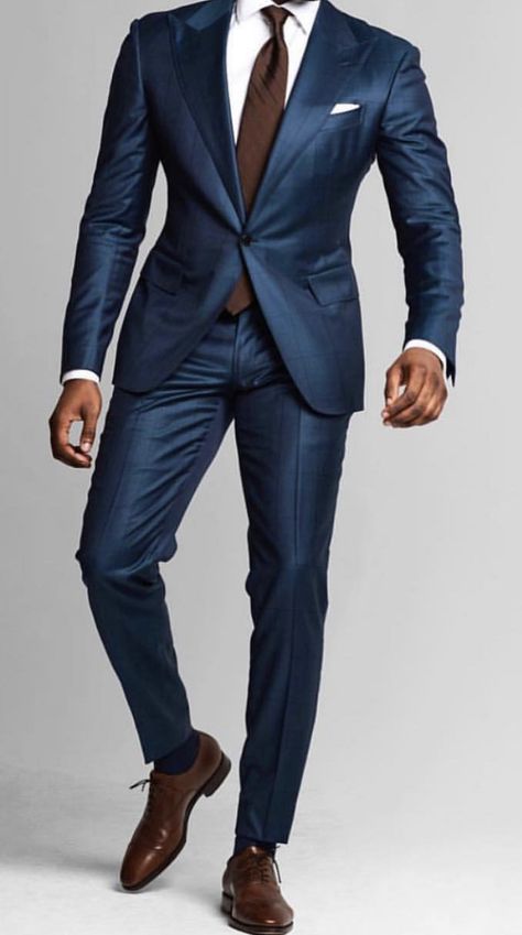 Snazzy Outfits, Blue Wedding Suit, Prom Suit, Blue Suit Men, Slim Fit Suit Men, Suits Men Business, Classy Suits, Blue Suits, Dress Suits For Men