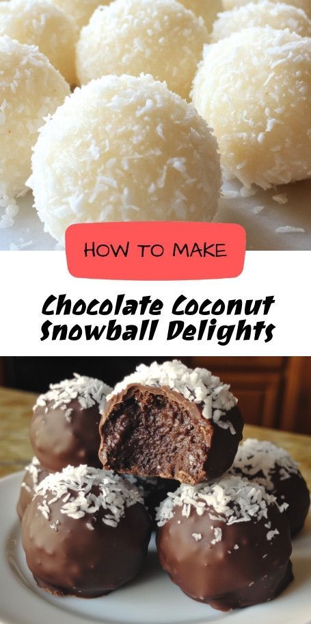 Delight in the holiday spirit with these scrumptious no-bake chocolate coconut snowballs! Ready in just 15 minutes, these festive delights are a perfect treat for sharing with loved ones. Made with crushed vanilla wafers, creamy condensed milk, and rolled in coconut, they’re a sweet surprise everyone will adore. Perfect for your holiday gatherings or as homemade gifts! Coconut Truffles, Easy Holiday Treats, Coconut Snowballs, Cafe Recipes, Eagle Brand, Vanilla Wafers, Chocolate Coconut, Kandy, Holiday Cooking