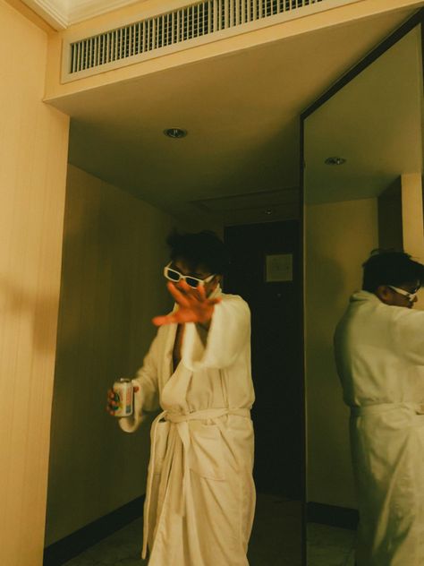 Hotel aesthetic guy dude in bathrobe with a canned beer, wallpaper, anonymous, random, male, genz Hotel Photoshoot Men, Hotel Room Photoshoot Ideas Men, Hotel Photoshoot Aesthetic, Hotel Aesthetic Photoshoot, Hotel Room Photoshoot Ideas, Hotel Room Photoshoot, Rarity Cosplay, Collage Apartment, Hotel Shoot