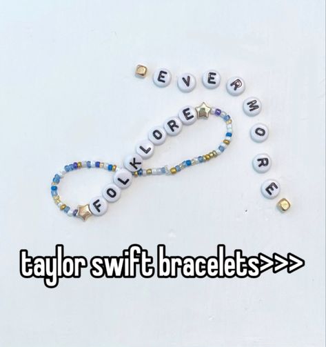 Folklore Beaded Bracelet, Evermore Bracelet, Taylor Bracelet Ideas Ttpd, The Tortured Poets Department Bracelet Taylor Swift, Bracelets Taylor Swift Ttpd, Italian Minimalism, Eras Bracelets, Read It And Weep, Friend Ship