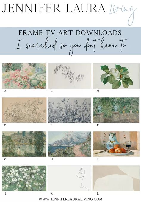 Samsung Frame Tv Art Download, Frame Tv Pictures, Tv That Looks Like Art, Art For Tv Screen, Samsung Frame Tv Bedroom, Art For Frame Tv, Best Frame Tv Art, Frame Tv Art Download Free, Frame Tv Set Up