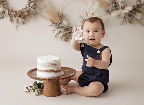 Half Way To One, Inspo Pictures, Boy Photo Shoot, 1st Birthday Photoshoot, Baby Pic, 1st Birthday Photos, Cake Smash Photography, Boy Photo, Turning One