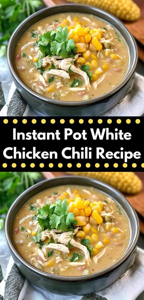 Need a quick dinner? Try this white chicken chili instant pot recipe—it’s one of the easiest instant pot chicken recipes. Creamy, satisfying, and ideal for cozy chicken meals. Instant Pot Recipes Dinners, Chili Recipe Keto, Instant Pot Dump Recipes, Recipes Whole 30, Instant Pot White Chicken Chili, Instant Pot Recipes For Beginners, Instant Pot Dump, Keto Instant Pot Recipes, Instant Meals