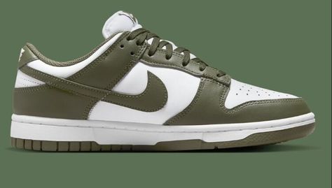 A Closer Look at The Nike Dunk Low "Medium Olive" Nike Dunk Low Medium Olive, Nike Dunks Low, Olive Sneakers, Dunk Lows, Dunks Low, Jordan 13, Jordan 5, Jordan 3, Shoes Uk