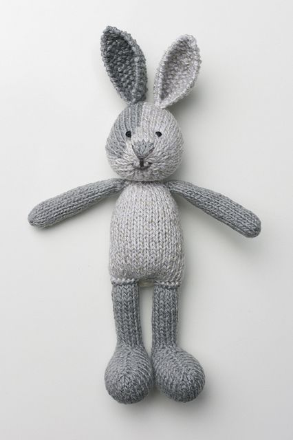 Rabbit Knitting Pattern, Knitted Bunnies, Knit Animals, Bunny Knitting Pattern, Knitted Bunny, Toy Knitting Patterns, Knitted Toys Free Patterns, Little Cotton Rabbits, Bunny Amigurumi