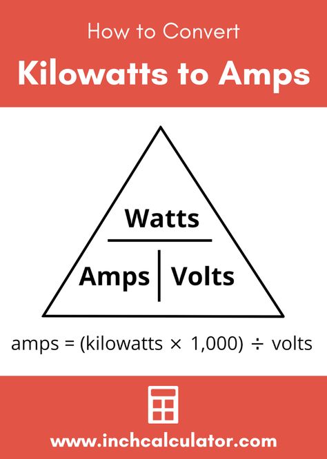 Kilowatts (kW) to Amps Electrical Conversion Calculator Geometry Help, Basic Electrical Engineering, Electrical Wiring Colours, Electrical Engineering Books, Basic Electrical Wiring, Math Genius, Volt Ampere, Home Electrical Wiring, Learning Mathematics