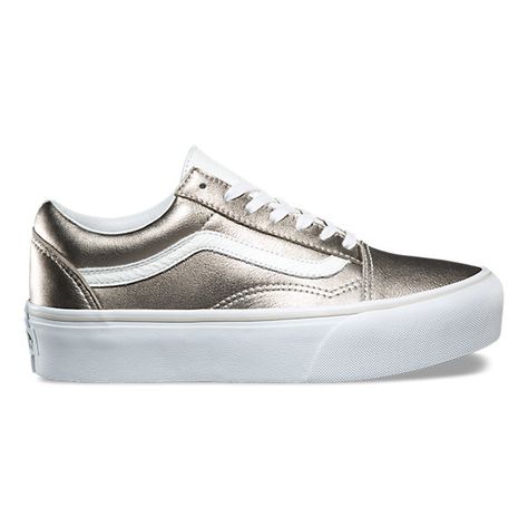 Old Skool Platform Tennis Plateforme Sentry Vans, Sporty Low-top Vans Platform Sneakers, Vans Casual Lace-up Platform Sneakers, Silver Low-top Vans Sneakers, Vans Sporty Non-slip Sneakers, Steve Madden Sneakers Outfit, Snickers Shoes, Women Vans, Old Skool Platform