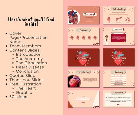 Presentation For Boyfriend, Powerpoint For Boyfriend, Homework Hacks, Course Template, Poster Presentation, Heart Location, Slide Deck, Biology Teacher, Slide Presentation