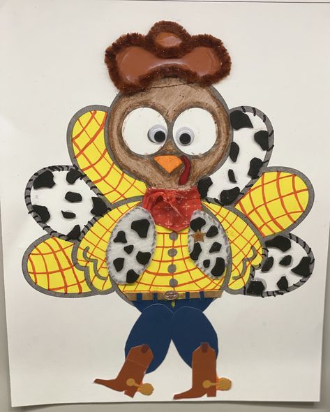 Turkey In Disguise Project-Woody  Made by: Dez Disguise A Turkey Ideas, Gingerbread Disguise, Disguise A Turkey Ideas Kids, Turkey In Disguise, Disguise A Turkey, Turkey Disguise Project, Turkey Ideas, Football Hoodies, Pokemon Project