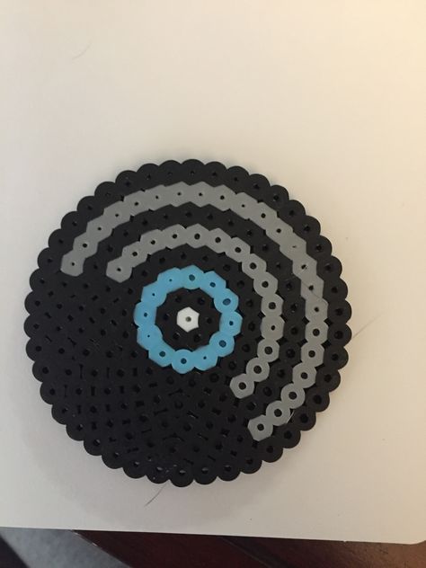 Record perler bead Record Perler Beads, Perler Bead Record, Perler Beads Circle, Circle Perler Bead Patterns, Melty Bead Patterns, Interesting Facts About Yourself, Beads Ideas, Melty Beads, Melting Beads