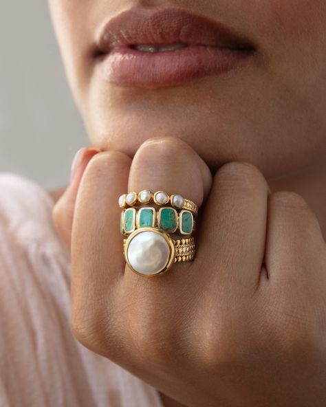 Anna Beck Jewelry, Anna Beck, Layered Rings, Tiny Rings, Big Rings, Handmade Rings, A Bridge, Bling Rings, Winter 2023