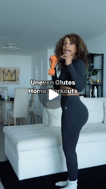 Fefa Lazu 🇵🇷 on Instagram: "Do you have uneven glutes? #glutes #gluteworkout #fitnesstips" How To Fix Uneven Glutes, Uneven Glutes Exercise, Under Glute Exercises, Uneven Glutes, Lower Glute Workout, Glute Isolation, Glute Training, Circuit Workouts, Glute Exercises