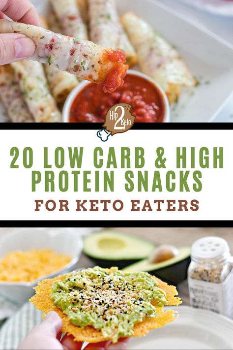 Low Carb High Protein Snacks, Protein Snacks Low Carb, Protein Low Carb Snacks, High Protein Low Carb Recipes Dinner, Snacks To Try, High Protein Low Carb Snacks, No Carb Snacks, High Fat Snacks, Low Sugar Snacks